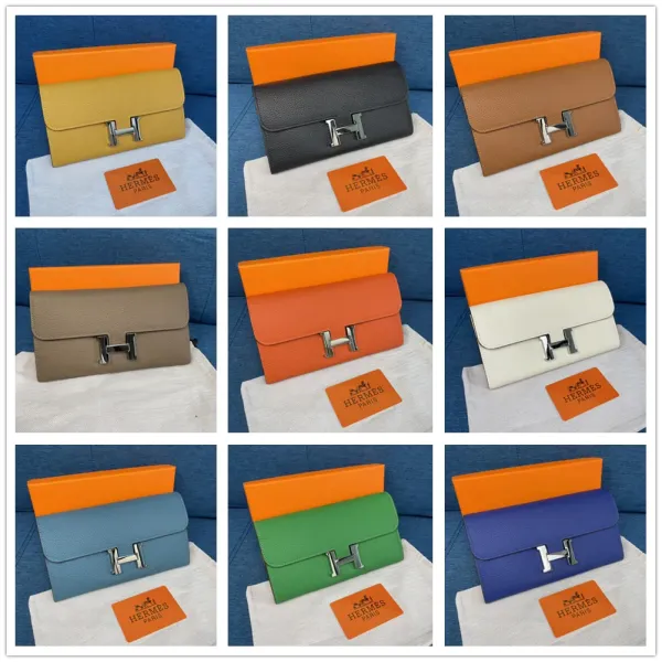 【2026】HERMÈS 長財布 11カラー 22X11CM