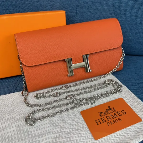 【2026】HERMÈS ショルダー & 長財布 9カラー 22X11CM