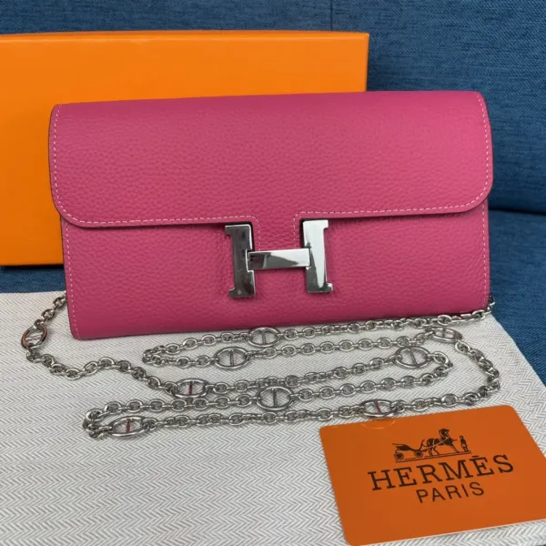 【2026】HERMÈS ショルダー & 長財布 9カラー 22X11CM