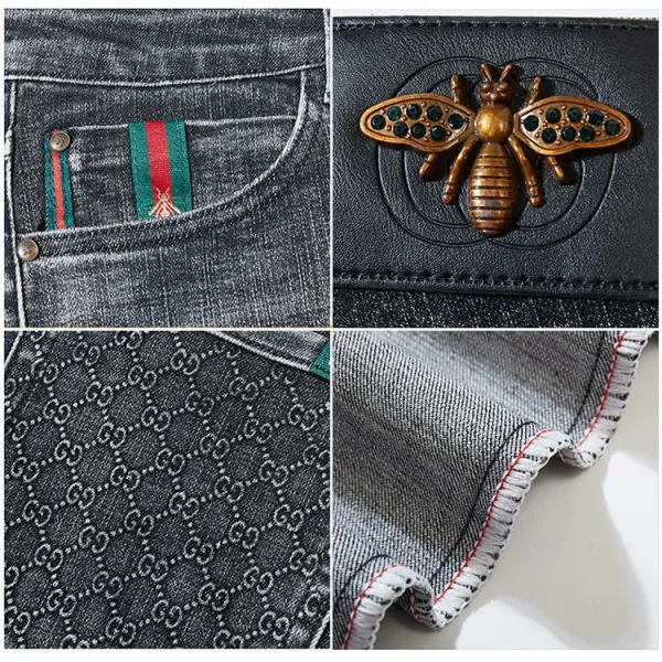 【2026】Gucci公式旗艦店 刺繍ロゴ 新作ジーンズ 【2026】Gucci公式旗艦店 刺繍ロゴ 新作ジーンズ
