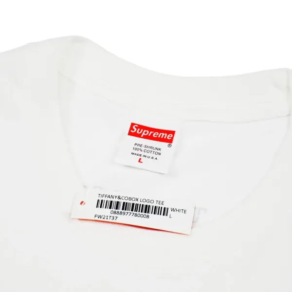 【2026】Supreme 21FW Tiffany Co Box Logo Tee ティファニーコラボ 半袖Tシャツ シュプリーム 【2026】Supreme 21FW Tiffany Co Box Logo Tee ティファニーコラボ 半袖Tシャツ シュプリーム