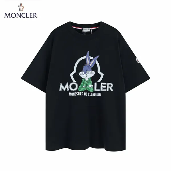 【2026】MONCLER モンクレール 半袖シャツ Tシャツ シンプルの風格 かっこいい 白 黒 男女兼用 【2026】MONCLER モンクレール 半袖シャツ Tシャツ シンプルの風格 かっこいい 白 黒 男女兼用