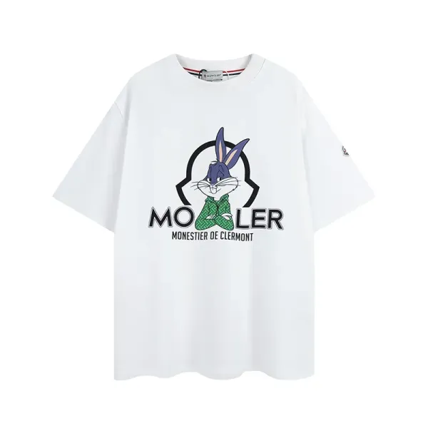 【2026】MONCLER モンクレール 半袖シャツ Tシャツ シンプルの風格 かっこいい 白 黒 男女兼用 【2026】MONCLER モンクレール 半袖シャツ Tシャツ シンプルの風格 かっこいい 白 黒 男女兼用