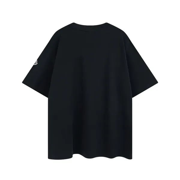 【2026】MONCLER モンクレール 半袖シャツ Tシャツ シンプルの風格 かっこいい 白 黒 男女兼用 【2026】MONCLER モンクレール 半袖シャツ Tシャツ シンプルの風格 かっこいい 白 黒 男女兼用