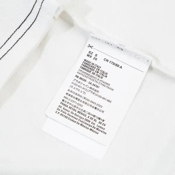 【2026】【 PRADA  公式旗艦店】プラダ    Tシャツ ご好評に付き再入荷！