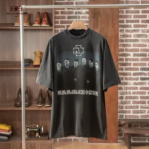 【2026】Balenciaga/バレンシアガ 21SSドイツ戦車楽隊フィギュア半袖Tシャツ 【2026】Balenciaga/バレンシアガ 21SSドイツ戦車楽隊フィギュア半袖Tシャツ