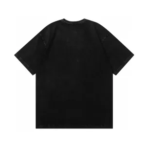 【2026】BALENCIAGA バレンシアガの新型のバックルのプリントロゴのプリントの半袖 Tシャツ 【2026】BALENCIAGA バレンシアガの新型のバックルのプリントロゴのプリントの半袖 Tシャツ