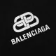 【2026】BALENCIAGA バレンシアガの新型のバックルのプリントロゴのプリントの半袖 Tシャツ 【2026】BALENCIAGA バレンシアガの新型のバックルのプリントロゴのプリントの半袖 Tシャツ
