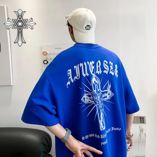 【2026】chrome hearts/クロムハーツサンスクリットカジュアル半袖 ゆったり男女カップルTシャツです 【2026】chrome hearts/クロムハーツサンスクリットカジュアル半袖 ゆったり男女カップルTシャツです