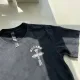 【2026】クロムハーツChrome Hearts古い水洗夜光ロゴプリント半袖 【2026】クロムハーツChrome Hearts古い水洗夜光ロゴプリント半袖