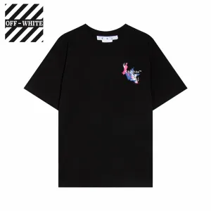 【2026】Off-White(オフホワイト) 半袖シャツ Tシャツ 落書き矢じり 油絵 100%純綿生地 快適 通気性が良い シンプルの風格 かっこいい 白 黒 男女兼用 【2026】Off-White(オフホワイト) 半袖シャツ Tシャツ 落書き矢じり 油絵 100%純綿生地 快適 通気性が良い シンプルの風格 かっこいい 白 黒 男女兼用