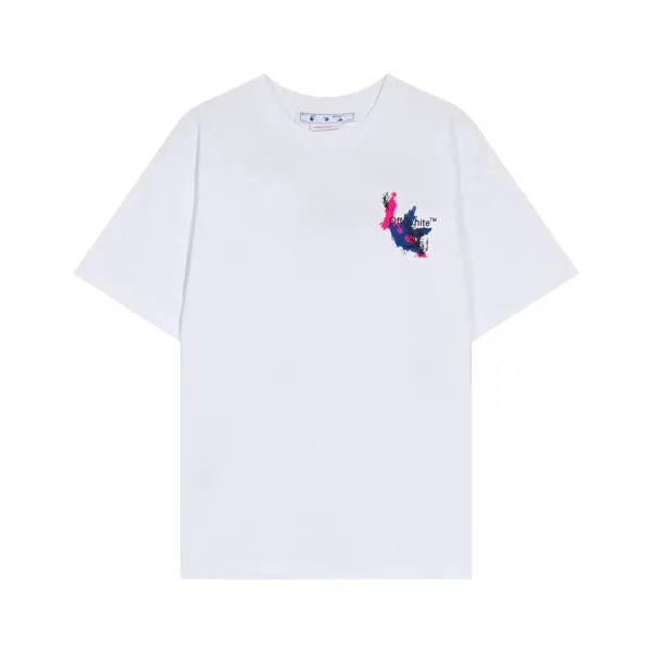 【2026】Off-White(オフホワイト) 半袖シャツ Tシャツ 落書き矢じり 油絵 100%純綿生地 快適 通気性が良い シンプルの風格 かっこいい 白 黒 男女兼用 【2026】Off-White(オフホワイト) 半袖シャツ Tシャツ 落書き矢じり 油絵 100%純綿生地 快適 通気性が良い シンプルの風格 かっこいい 白 黒 男女兼用