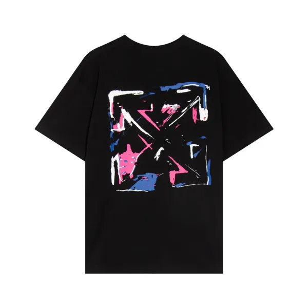 【2026】Off-White(オフホワイト) 半袖シャツ Tシャツ 落書き矢じり 油絵 100%純綿生地 快適 通気性が良い シンプルの風格 かっこいい 白 黒 男女兼用 【2026】Off-White(オフホワイト) 半袖シャツ Tシャツ 落書き矢じり 油絵 100%純綿生地 快適 通気性が良い シンプルの風格 かっこいい 白 黒 男女兼用