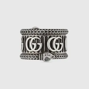 【2026】GUCCI ダブルGシルバーリング 【2026】GUCCI ダブルGシルバーリング