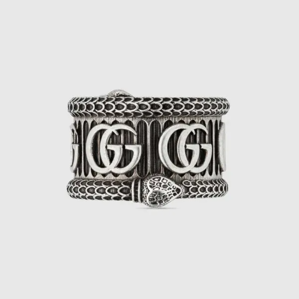 【2026】GUCCI ダブルGシルバーリング 【2026】GUCCI ダブルGシルバーリング