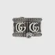 【2026】GUCCI ダブルGシルバーリング 【2026】GUCCI ダブルGシルバーリング