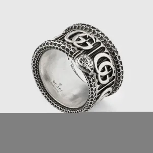 【2026】GUCCI ダブルGシルバーリング 【2026】GUCCI ダブルGシルバーリング