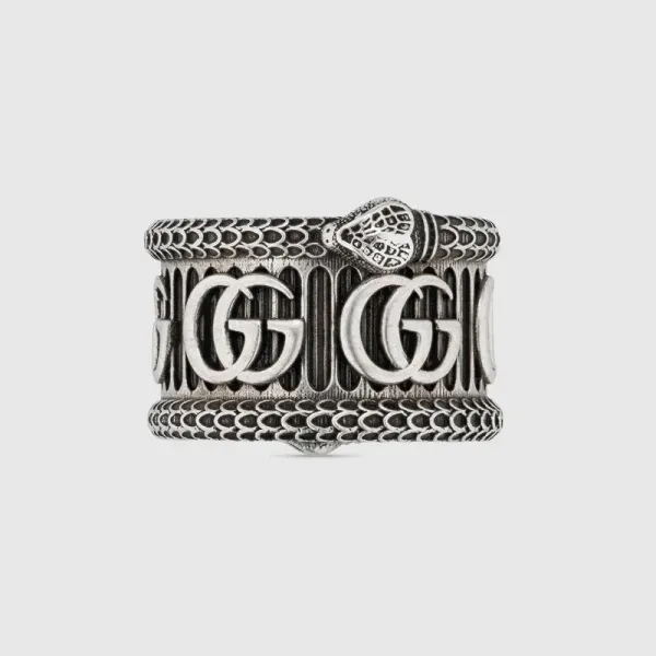 【2026】GUCCI ダブルGシルバーリング 【2026】GUCCI ダブルGシルバーリング