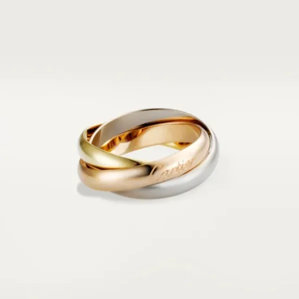 【2026】【Cartier】カルティエ トリニティ リング 2色 男女兼用 【2026】【Cartier】カルティエ トリニティ リング 2色 男女兼用
