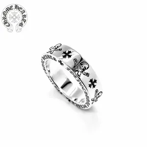 【2026】【Chrome Hearts】 男性と女性のためのクロエハートファッションパーソナリティリング 【2026】【Chrome Hearts】 男性と女性のためのクロエハートファッションパーソナリティリング