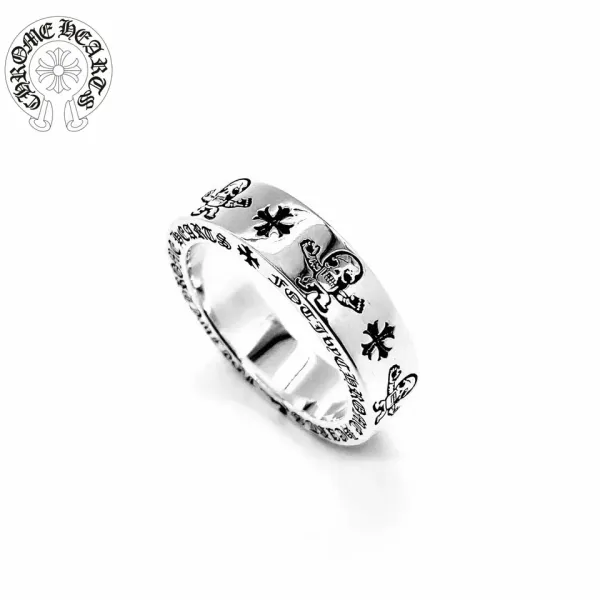 【2026】【Chrome Hearts】 男性と女性のためのクロエハートファッションパーソナリティリング 【2026】【Chrome Hearts】 男性と女性のためのクロエハートファッションパーソナリティリング