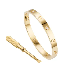 【2026】【Cartier】カルティエ LOVE BRACELET, 4 DIAMONDS ブレスレット、ダイヤモンド4個