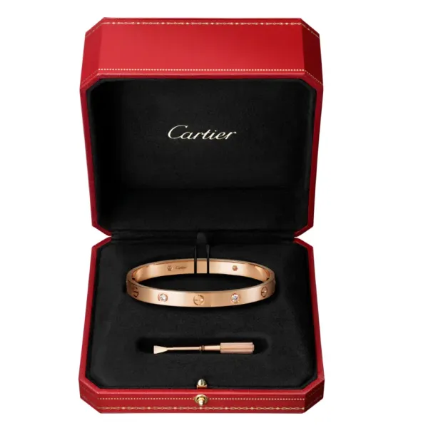 【2026】【Cartier】カルティエ LOVE BRACELET, 4 DIAMONDS ブレスレット、ダイヤモンド4個 【2026】【Cartier】カルティエ LOVE BRACELET, 4 DIAMONDS ブレスレット、ダイヤモンド4個