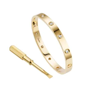 【2026】【Cartier】カルティエ LOVE BRACELET, 10 DIAMONDS ブレスレット、ダイヤモンド10個