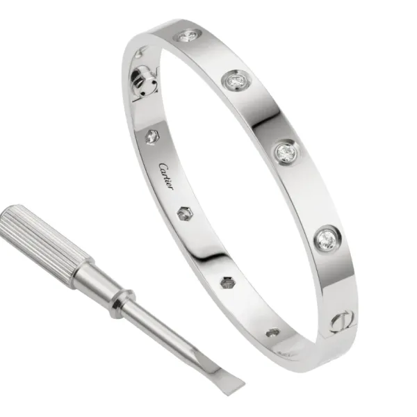 【2026】【Cartier】カルティエ LOVE BRACELET, 10 DIAMONDS ブレスレット、ダイヤモンド10個 【2026】【Cartier】カルティエ LOVE BRACELET, 10 DIAMONDS ブレスレット、ダイヤモンド10個