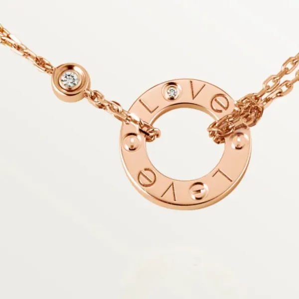 【2026】【Cartier】 LOVE ネックレス 18Kゴールド ダイヤモンド2個 【2026】【Cartier】 LOVE ネックレス 18Kゴールド ダイヤモンド2個