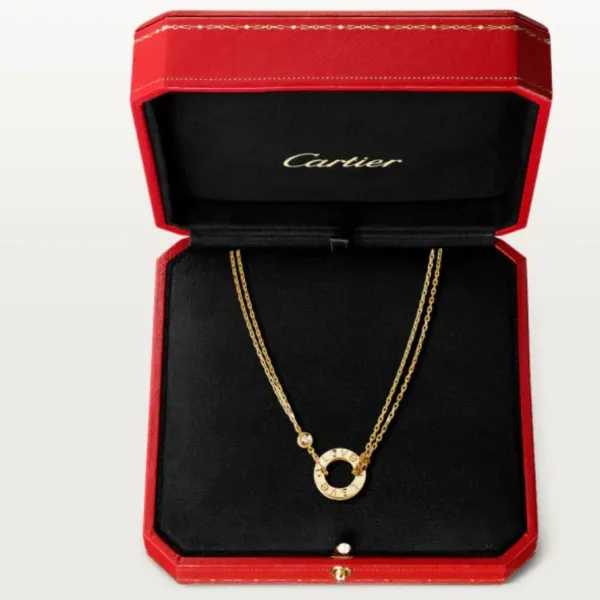 【2026】【Cartier】 LOVE ネックレス 18Kゴールド ダイヤモンド2個 【2026】【Cartier】 LOVE ネックレス 18Kゴールド ダイヤモンド2個