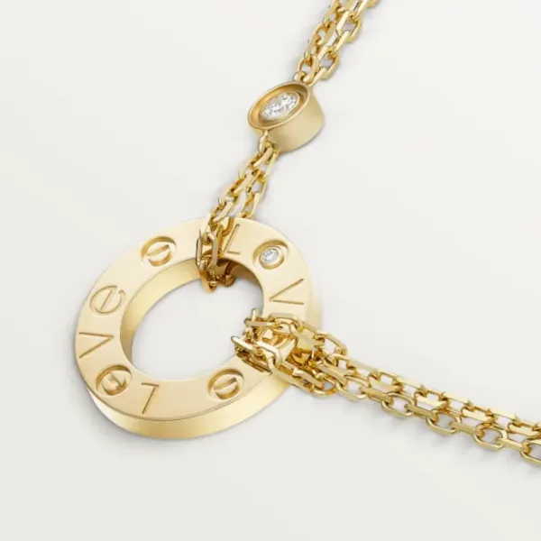 【2026】【Cartier】 LOVE ネックレス 18Kゴールド ダイヤモンド2個 【2026】【Cartier】 LOVE ネックレス 18Kゴールド ダイヤモンド2個