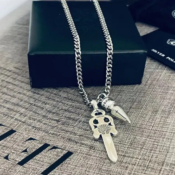 【2026】【Chrome Hearts】ネックレス、新しいネックレス万能シンプルファッションオーナメント 男女兼用