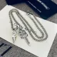 【2026】【Chrome Hearts】ネックレス、新しいネックレス万能シンプルファッションオーナメント 男女兼用