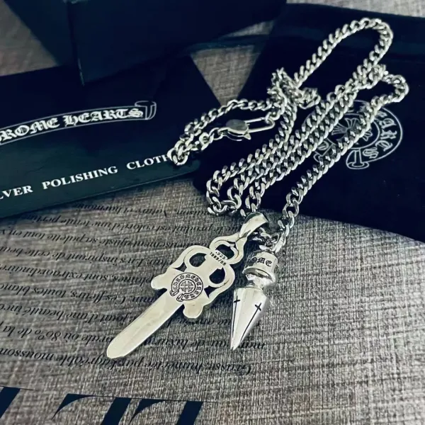 【2026】【Chrome Hearts】ネックレス、新しいネックレス万能シンプルファッションオーナメント 男女兼用