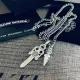 【2026】【Chrome Hearts】ネックレス、新しいネックレス万能シンプルファッションオーナメント 男女兼用