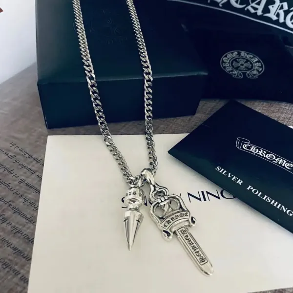 【2026】【Chrome Hearts】ネックレス、新しいネックレス万能シンプルファッションオーナメント 男女兼用