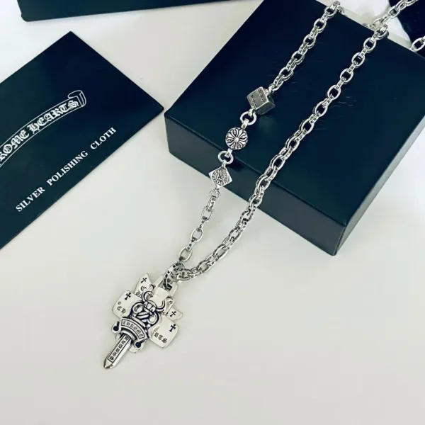 【2026】【Chrome Hearts】ネックレス、新しいネックレス万能シンプルファッションオーナメント 【2026】【Chrome Hearts】ネックレス、新しいネックレス万能シンプルファッションオーナメント