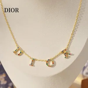 【2026】【 DIOR】ネックレス、新しいネックレス万能シンプルファッションオーナメント 【2026】【 DIOR】ネックレス、新しいネックレス万能シンプルファッションオーナメント