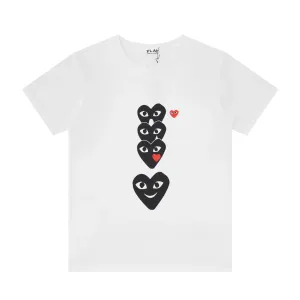 【COMME DES GARCONS PLAY 公式旗艦店】 コム デ ギャルソン プレイ   Tシャツご好評に付き再入荷 24628