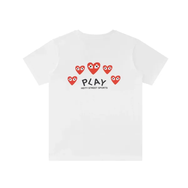 【COMME DES GARCONS PLAY 公式旗艦店】 コム デ ギャルソン プレイ   Tシャツご好評に付き再入荷 24628