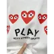 【COMME DES GARCONS PLAY 公式旗艦店】 コム デ ギャルソン プレイ   Tシャツご好評に付き再入荷 24628