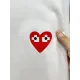 【COMME DES GARCONS PLAY 公式旗艦店】 コム デ ギャルソン プレイ   Tシャツご好評に付き再入荷 24628