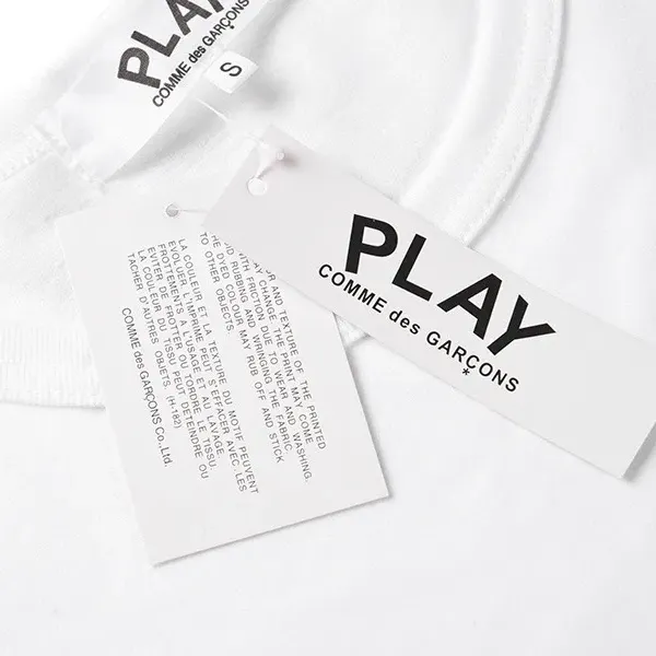 CDGP 【COMME DES GARCONS PLAY  公式旗艦店】コム デ ギャルソン プレイ  Tシャツご好評に付き再入荷！