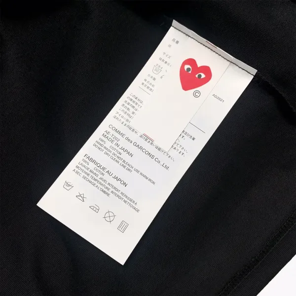 CDGP 【COMME DES GARCONS PLAY 公式旗艦店】コム デ ギャルソン プレイ Tシャツご好評に付き再入荷! CDGP 【COMME DES GARCONS PLAY 公式旗艦店】コム デ ギャルソン プレイ Tシャツご好評に付き再入荷!