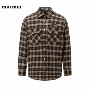 【Miumiu公式旗艦店】ミュウミュウ シャツ ご好評に付き再入荷 250219 【Miumiu公式旗艦店】ミュウミュウ シャツ ご好評に付き再入荷 250219