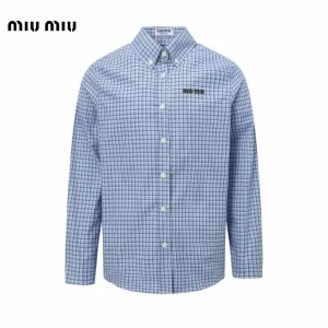 【Miumiu公式旗艦店】ミュウミュウ シャツ ご好評に付き再入荷 250219 【Miumiu公式旗艦店】ミュウミュウ シャツ ご好評に付き再入荷 250219
