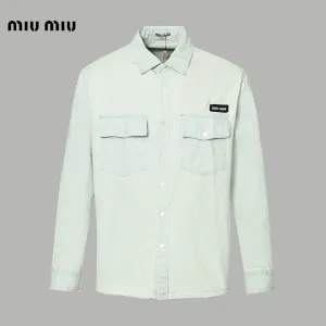 【Miumiu公式旗艦店】ミュウミュウ シャツ ご好評に付き再入荷 250219 【Miumiu公式旗艦店】ミュウミュウ シャツ ご好評に付き再入荷 250219