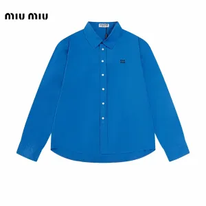 【Miumiu 公式旗艦店】ミュウミュウ シャツ ご好評に付き再入荷 250219 【Miumiu 公式旗艦店】ミュウミュウ シャツ ご好評に付き再入荷 250219