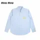 【Miumiu 公式旗艦店】ミュウミュウ シャツ ご好評に付き再入荷 250219 【Miumiu 公式旗艦店】ミュウミュウ シャツ ご好評に付き再入荷 250219